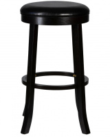 Круглый барный табурет DOBRIN BOB BAR, капучино, черный Круглый барный табурет DOBRIN BOB BAR, капучино, черный