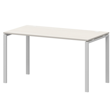 Стол на металлокаркасе АМ-005 Ясень шимо/Белый