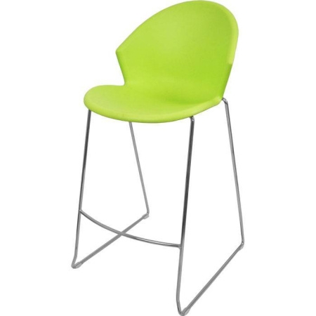 Барный стул ITALSEAT Smile-Bar салатовый пластиковый, цвет Verde 736
