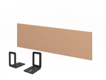 Экран настольный к одному столу L-069-1 Карамель нюд