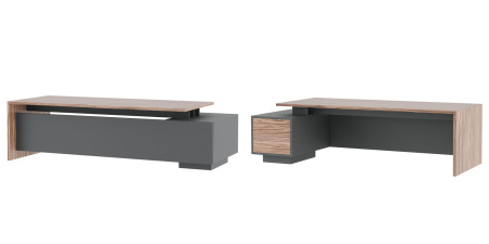 Стол письменный на опорной тумбе DLI37210232L