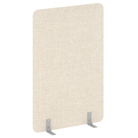 Перегородки на металлических опорах на фетровых подпятниках AP.F-120-180 Romeo 02/Серый металл