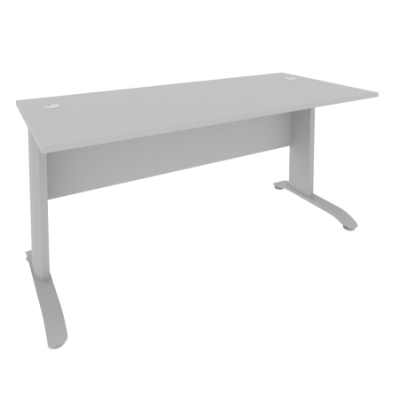 Стол письменный ПЛ.СП-4 Серый/Тёмно-серый металл