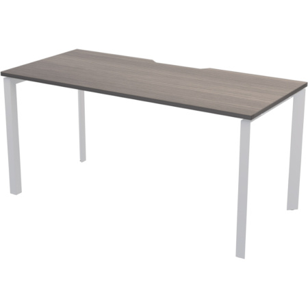 Стол на металлокаркасе НТМП.П-200 Лиственница/Белый