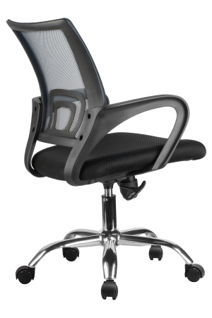 Кресло RCH 8085JE Серая сетка/Хром крестовина