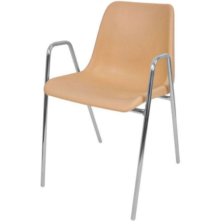 Стул ITALSEAT Vicenza-4П бежевый пластиковый, цвет Beige RAL 1001
