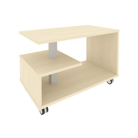 Стол журнальный на колесах KSM-1 Клён 900*500*580