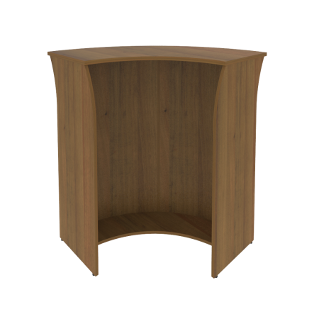 Стойка угловая (радиусный элемент-ХДФ) А.РС-5 ХДФ Орех
