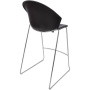 Барный стул ITALSEAT Smile-Bar черный пластиковый, цвет Nero