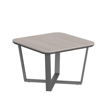 Стол журнальный СФ-571608.1 Дуб серый/Черный графит