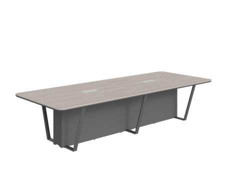 Стол для заседаний СФ-571734.1 Дуб серый/Черный графит
