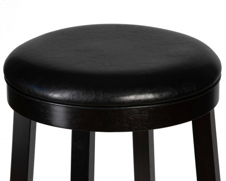 Круглый барный табурет DOBRIN BOB BAR, капучино, черный Круглый барный табурет DOBRIN BOB BAR, капучино, черный