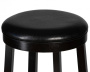 Круглый барный табурет DOBRIN BOB BAR, капучино, черный Круглый барный табурет DOBRIN BOB BAR, капучино, черный