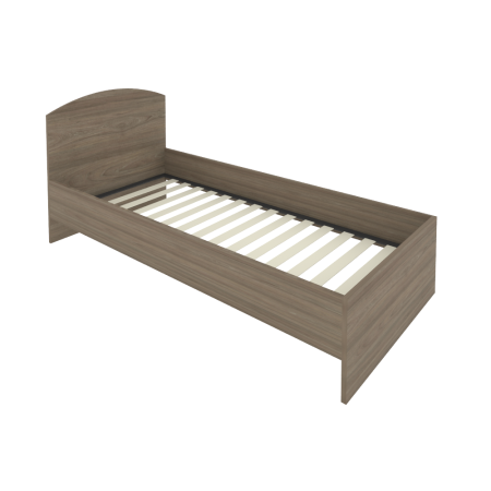 Light Кровать с ортопедическим основанием и изголовьем С-КИ-90 Вяз 950*2050*900