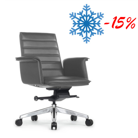 Кресло Rubens-M В1819-2 Антрацит (MB917) натуральная кожа 68*68*98-104