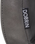 Стул для кухни DOBRIN MARK, черные ножки, серая антрацитовая винтажная экокожа (RU-08)