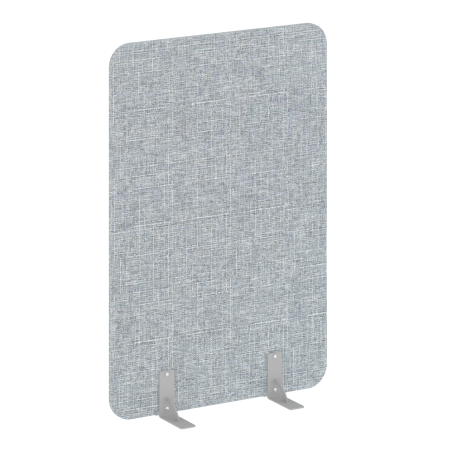 Перегородки на металлических опорах на фетровых подпятниках AP.F-100-150 Romeo 13/Серый металл