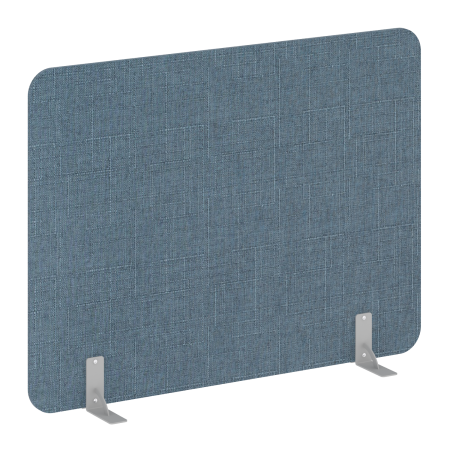 Перегородки на металлических опорах на фетровых подпятниках AP.F-160-120 Romeo 10/Серый металл