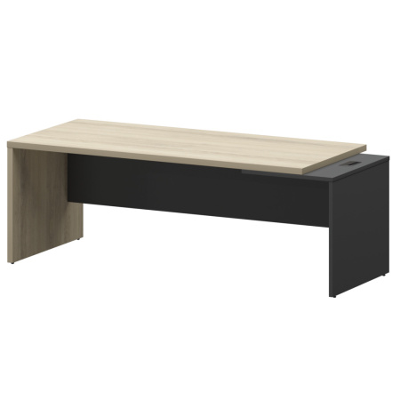 Стол руководителя правый KZ-22R Кронберг/Графит 2200x900x750