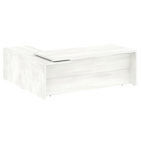 Стол руководителя LT.C-22 (R) Снежная патина 2200*2000*750