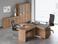 Стол письменный с тумбой и приставкой LVP19010106