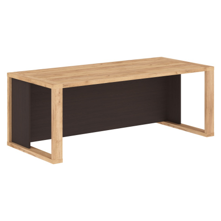 Стол руководителя AST 209H Дуб Бофорд/Венге Магия