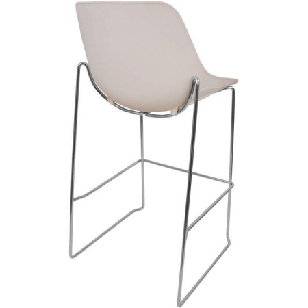 Барный стул ITALSEAT Q5-Bar белый пластиковый, цвет Bianco RAL 1013