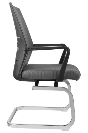 Кресло Like RCH G818 Серая сетка на полозьях (крутящееся)