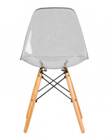 Стул для кухни DOBRIN DSW CASPER, ножки светлый бук, цвет прозрачный