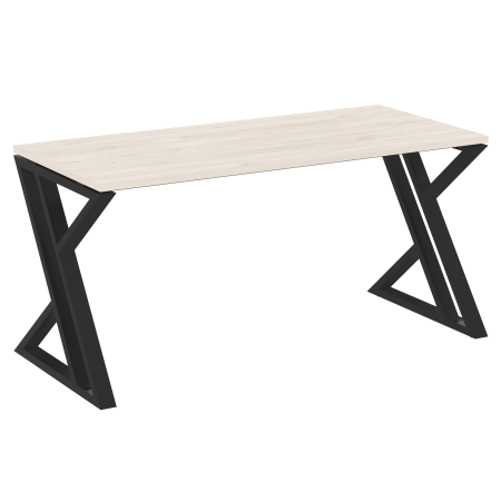 Стол рабочий VR.L-SRZ-4.7 Денвер светлый/Чёрный металл