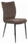 Стул для кухни Бюрократ KF-4 коричневый Light 10 металл черный на ножках (KF-4/LT10)