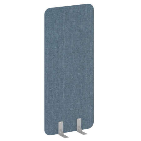 Перегородки на металлических опорах на фетровых подпятниках AP.F-80-180 Romeo 10/Серый металл