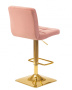 Стул барный DOBRIN GOLDIE, пудрово-розовый велюр (MJ9-32)