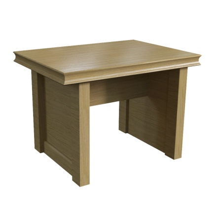 Брифинг - приставка 100. дуб светлый. 100x70x76