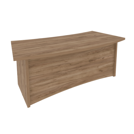 Стол руководителя криволинейный KSR-3 Дуб табак 2000*960*765