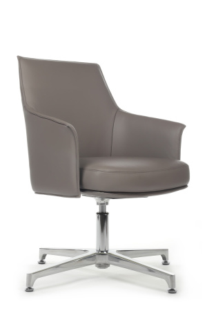 Кресло Rosso-ST С1918 Серый (3A ND9711) натуральная кожа 68*68*85