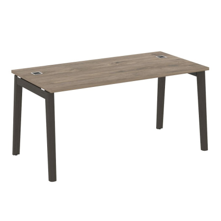 Стол руководителя OW.SRR-4.8 Тиквуд тёмный/Дуб тёмный/Антрацит металл 1580*800*750