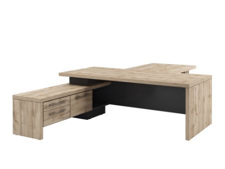 Стол Т-822.0000л с брифингом 1150 мм. Размер: 2200*3150*750