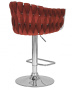 Стул барный DOBRIN MARCEL, винный велюр (MJ9-35)