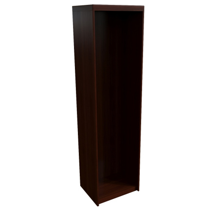 Каркас шкафа одностворчатого. темный орех. 47x45x200