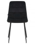 Стул для кухни DOBRIN ALEX, черные матовые ножки, черный велюр (V108-77)