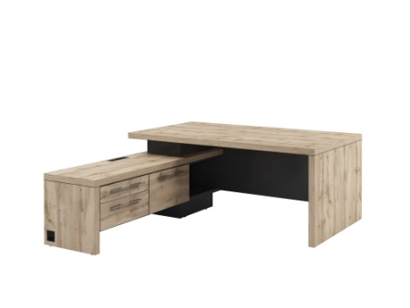 Стол Т-18.1000л с блоком розеток. Размер: 1800*2000*750