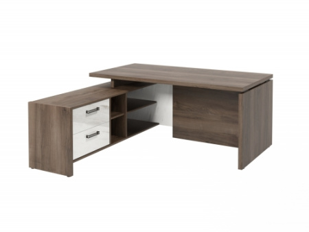 Стол FB-117L.GG левый. Фурнитура ЧЕРНАЯ. Размер: 1700*1800*750 мм Стол FB-117L.GG левый. Фурнитура ЧЕРНАЯ. Размер: 1700*1800*750 мм