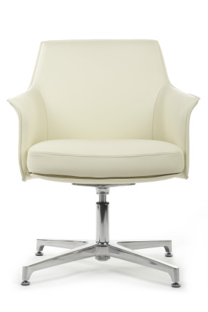 Кресло Rosso-ST С1918 Кремово-белый (3A MND1221) натуральная кожа 68*68*85