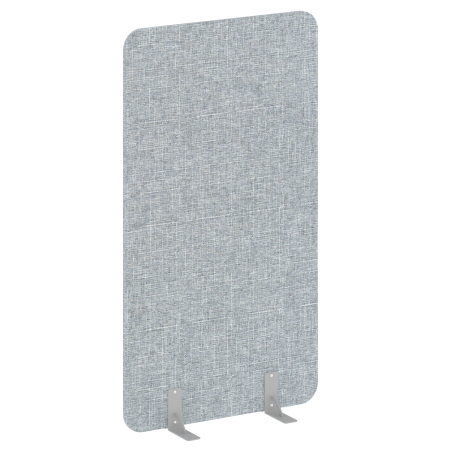 Перегородки на металлических опорах на фетровых подпятниках AP.F-100-180 Romeo 13/Серый металл