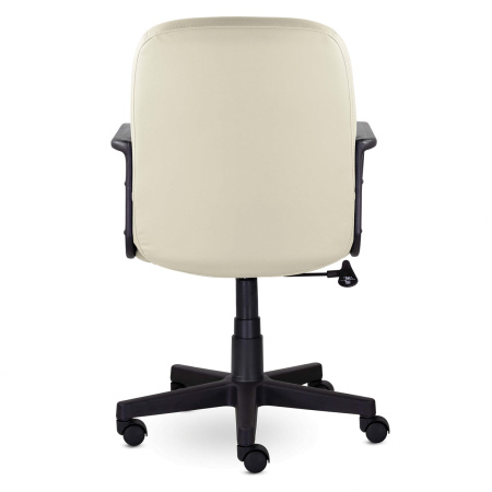 Кресло BRABIX "Top MG-333", с подлокотниками, кожзам, бежевое, 532554