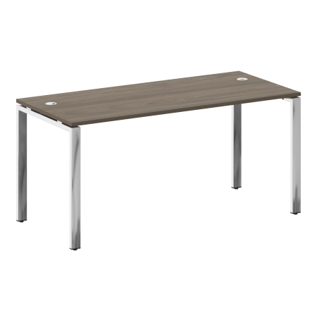 Стол рабочий руководителя на П-обр. м/к БП.СРР-4.7 Вяз/Нерж. сталь