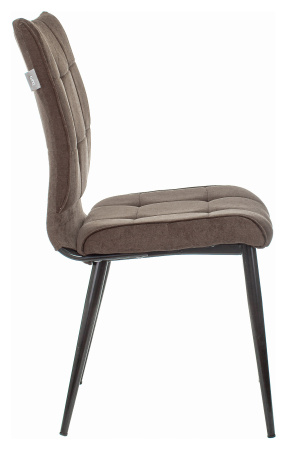 Стул для кухни Бюрократ KF-4 коричневый Light 10 металл черный на ножках (KF-4/LT10)