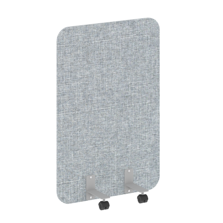 Перегородка на металлических опорах, на роликах AP.R-80-120 Romeo 13/Серый металл