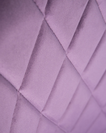 Стул для кухни DOBRIN ROBERT, черные матовые ножки, велюр V108-45 Темно-фиолетовый